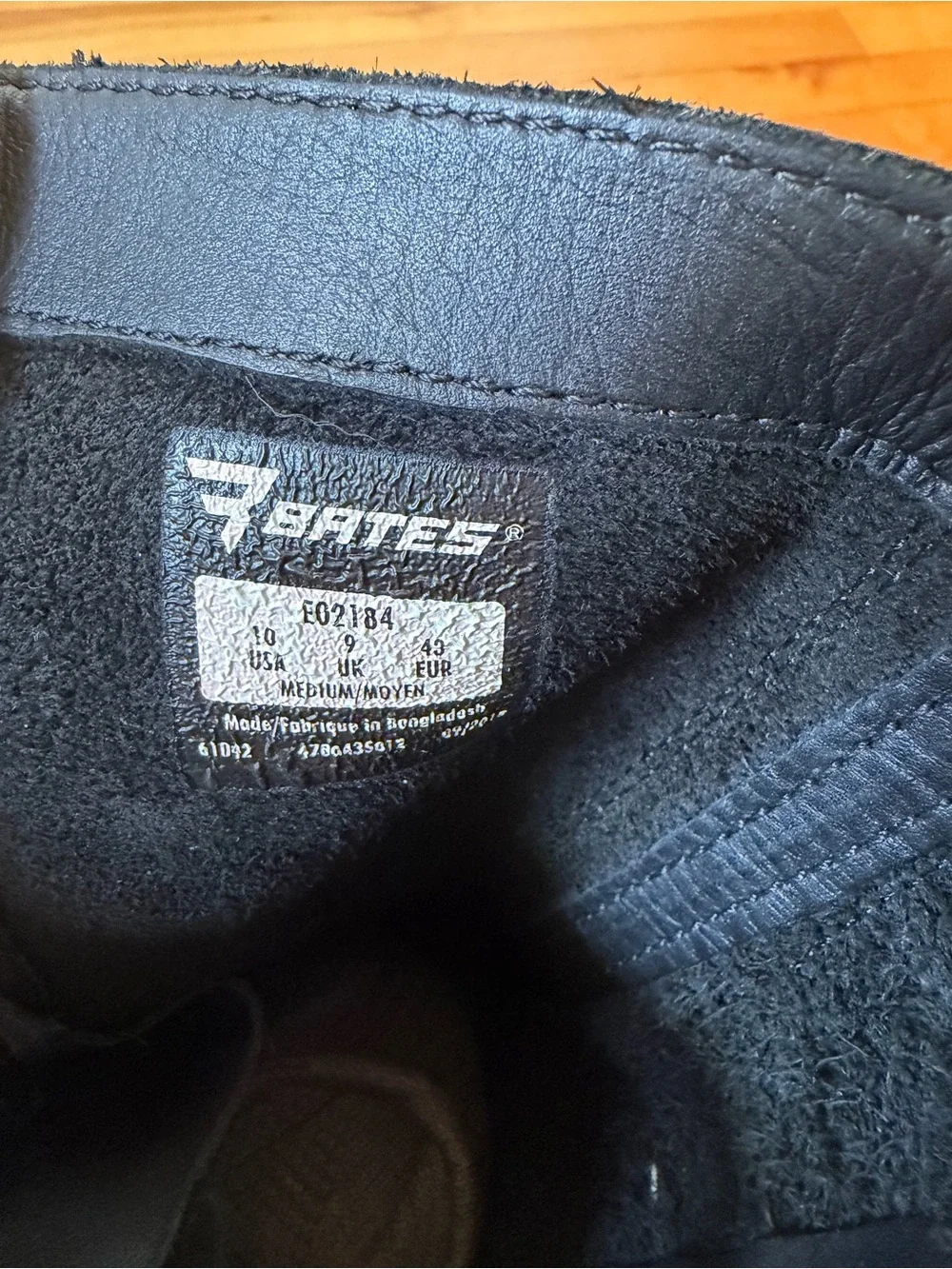 Bates Black Lace-Up Tactical Boots with Polished Toe